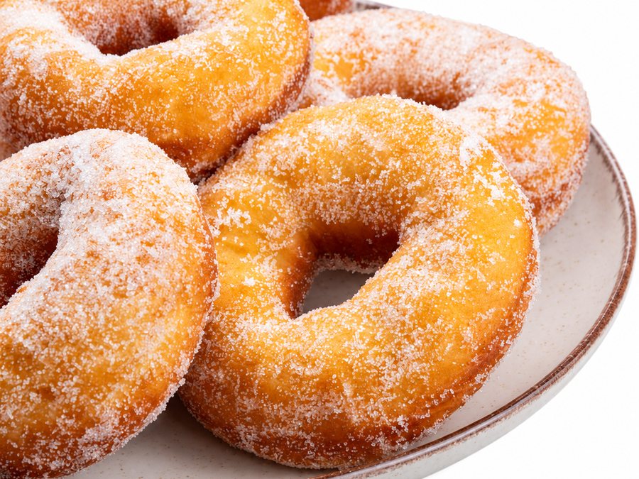 Fatti fritti Rosabì passati nello zucchero